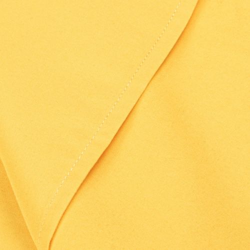 Bedding Full Flat Sheet - Soft Brushed Microfiber, Shrinkage and Fade Resistant Top Sheet - Easy Care - 1 Flat Sheet Only, Yellow