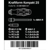 Wera KK25 Replacement Type Dirver Bit Set