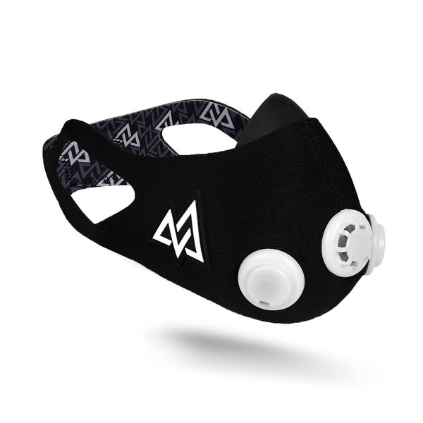 TRAININGMASK - Elevation Training Mask 2.0 - Fitness Mask, High Altitude Mask, Workout Mask, Running Mask, Breathing Mask, Endurance Mask (Small, Black)