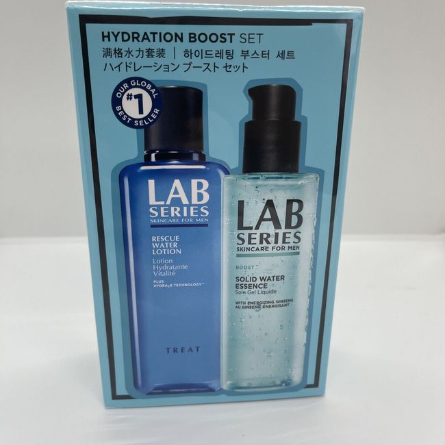 Lab Series Skincare For Men Rescue Water Lotion + Solid Water Essence