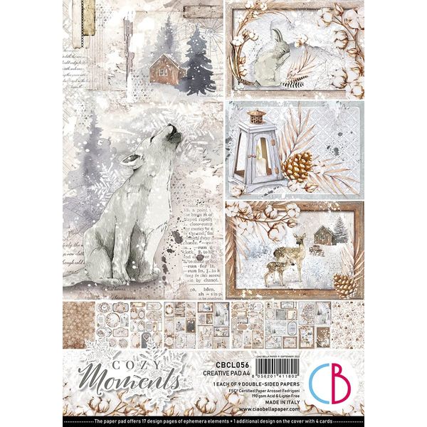 Ciao Bella A4 Cozy Moments Creative Pad