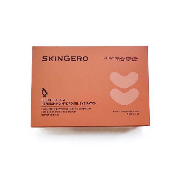 SKINGERO BRIGHT & GLOW REFRESHING HYDROGEL EYE PATCH (7 pairs)