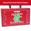 Jongyance Empty Mahjong Carrying Case for Different Mahjong Tiles, Mahjong Storage Box(Case Only