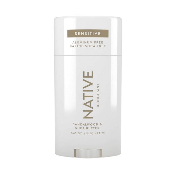 Natural Sensitive Native Sandalwood & Shea Butter Aluminum Free Deodorant, 2.65 oz