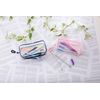 Kept Raymay KPF902K Fujii Pencil Case, Clear Pen Pouch, Navy