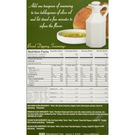 Dean Jacobs Bread Dipping Seasonings, Large, 4.0-Ounce (4 Spice Variety Pack)