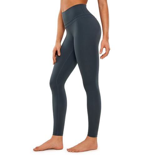 CRZ YOGA Women's Naked Feeling I Workout Leggings 28 Inches - High Waisted Full-Length Yoga Pants Melanite Medium