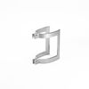 Shower Door Handle Set complete Bracket Assembly chrome Plated With Screws