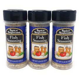 SPICE SUPREME Fish Seasoning 5.75 Oz (162g) - Pack of 6 