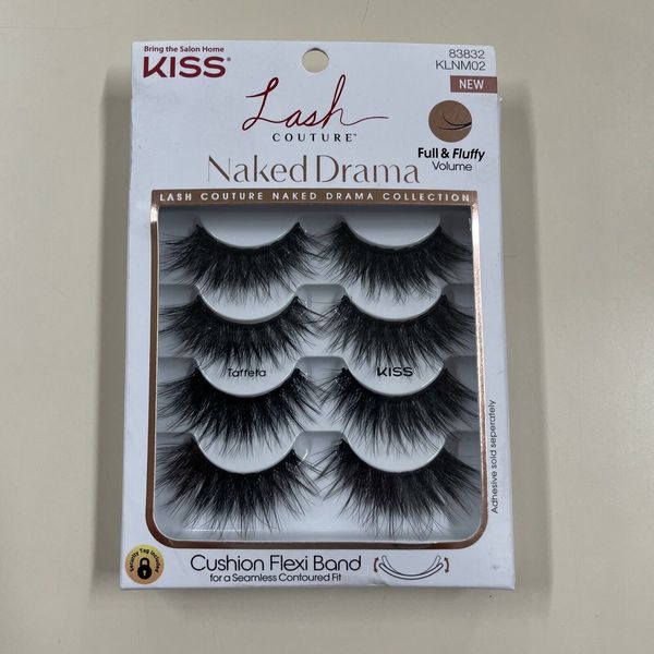 Kiss Lash Couture Naked Drama Collection Eyelashes Taffeta KLNM02