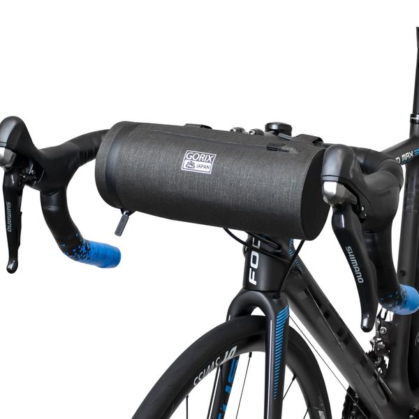 GORIX (GX-BF51) Highly Waterproof Front Bag, Bicycle Bag, Top Tube Bag, Cylinder Bag (Hakobu Kun)