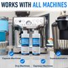 Coffee Machine Descaler (2 x 236ml - 4 uses) Compatible with Delonghi, Nespresso, Dolce Gusto, Sage, Gaggia, Lavazza and more - Remove Limescale Descaling Liquid Solution
