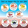 39 Personalised Orange Lemon & Grapefruit Marmalade Jar Labels, Stickers