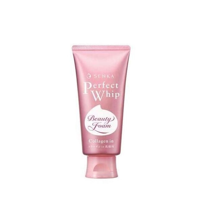 [US STOCK] SENKA Perfect Whip Collagen In Face Wash Beauty Foam Cleanser 120g