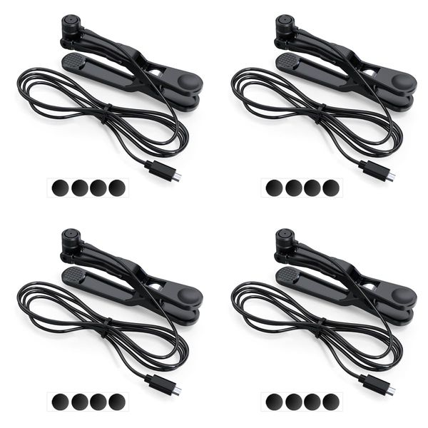 (Head + Clip) x 4, Automatic Tapping Machine Accessories, Micro USB Port, X2pro/G20/G30, Auto Clicker Compatible