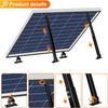 Solar Panel Mount, Aluminum Alloy Adjustable Solar Panel Tilt Mount Brackets, Bl