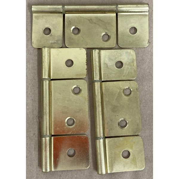 3 Pack) FASTEC #H1309B Interior Hinge 3-Leaf, 1.125 in. Flag, Non-Mortised
