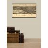 Seattle Washington 1884 Historic Panoramic Town Map - 14x24