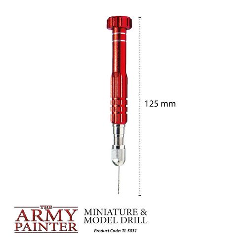The Army Painter Miniature Model Drill | Pin Vise Hobby Drill | Spiral Drill | Includes 3 Spiral Drills | for Role Play, Tabletop Wargames Miniature Model Painting