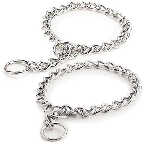 Choke Chain Dog Collar Selections - Steel Training (Light Weight 2 mm 12 Inch)