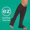 Juzo Basic 4411ad 20-30mmhg Knee-High Open Toe Compression Stocking ,Beige,3 (III)Regular