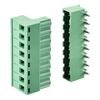 sourcing map 8-Pin 5.08mm Pitch Right Angle PCB Screw Terminal Block Connector 5 Sets