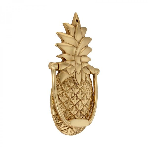 Brass Pineapple Front Door Knocker Decorative Gate Door Knocker Renovator Supply