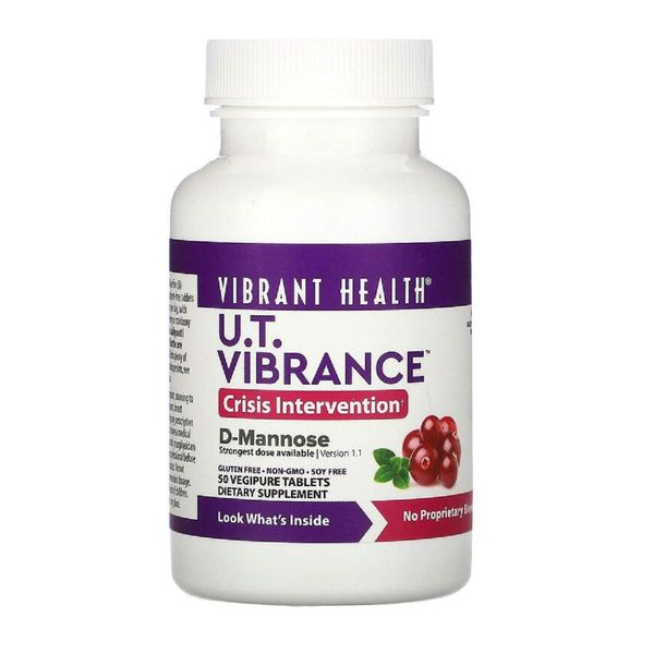 Vibrant Health U.T. Vibrance, 50 Vegipure Tablets