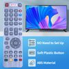 TCNOUMT Generic Replacement RF Remote Control Compatible for Sharp Smart TVs, 2 Channel Shortcuts Key