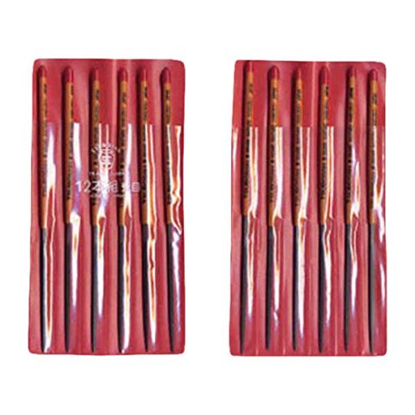 Tsubosan KA01201 File Set, 12-Piece Set, Corners Rough