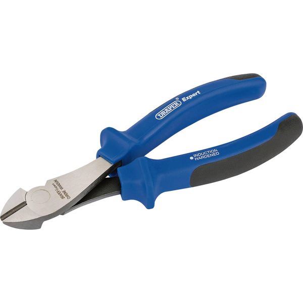 Draper Expert 68892 160 mm Heavy-Duty Soft-Grip High-leverage Diagonal Side Cutters , Blue
