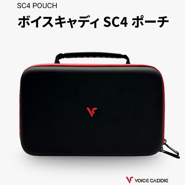 [Voice Caddie] SC4 Golf Ballistic Measuring Instrument, Portable Launch Monitor, Portable Ballistic Instrument, Convenient to Carry (SC4 Dedicated Pouch)