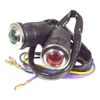 Pair Green Red Dashboard Panel Warning Light Set Replacement for Fordson Super Dexta Tractor