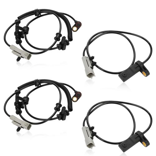 Jovbex 4 PCS ABS Wheel Speed Sensors Compatible with Jeep Commander/Grand Cherokee 3.7L 5.7L 6.1L V6 V8 2006-2010, Grand Cherokee 3.7L 5.7L V6 V8 2005-2010 Replacement for 56044144AA