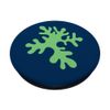 Danish Pastel Abstract Algae Modern Geometric Blue PopSockets Standard PopGrip