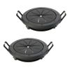 Construct Pro Speedy’Z Spring-Lock 2” Cable Pass Through Port (Black/Pair)