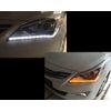 iJDMTOY White/Amber Switchback LED Strip Lighting Compatible with Light Retrofit w/Sequential Turn Signal Feature