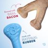 Benebone Puppy 2-Pack Rubber Bone/Wishbone Bacon Tiny