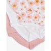 NAME IT Mädchen Kurzarm Strampler Set aus Bio-Baumwolle Silver Pink 56