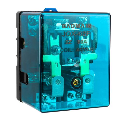 Baomain High Power Relay JQX-62F-2Z Coil Voltage AC 110V 80A DPDT 2NO 2NC Electronmagnetic Relay