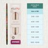 KnitPro 5 5.5 mm Symfonie Crochet Double Ended Hooks, Multi-Color
