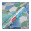 d-c-fix Window Privacy Film Lisboa Blue Stained Glass Self-Adhesive Two Way Day and Night Decorative Vinyl Covering for Home Door Bathroom Decal Sticker 17.7" x 78.7"