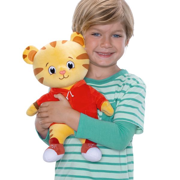 Daniel Tiger's Neighborhood Cuddle Up Daniel Tiger 10th Anniversary Plush Toy- 12 Inches Tall!