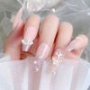 Nail Parts, Ribbon, Butterfly Parts, Semicircle Pearl, Bowknot, Aurora Color, Aurora Crystal, Multicolor, 3D, 3D, Jewelry Parts, Accessory Parts, Mixed Color, For Resin, Nail Decoration, Nail Decoration