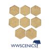 Retangular/Rectangle Wooden MDF Wargaming Base Bases, Made in The UK. Roleplay, Miniatures