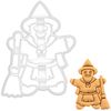 Lebkuchen Hexe Ausstechform, 1 Teil