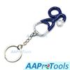 AAProTools Stethoscope Keychain, Personalized, Initial, Customized, Monogram - Navy Blue, Unisex-Adult, Students