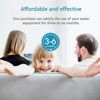 0.5 Micron 10"x2.5" Grooved Sediment Water Filter Replacement Cartridges 4 Pack