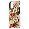iPhone 14 Vintage hawthorn berry leaf and flower Case