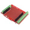 Jopto 2PCS Proto Screw Shield Assembled Terminal Point Prototype Expansion Board Opening Source Reset Button PCB Bare Board PCB Bareboard DIY